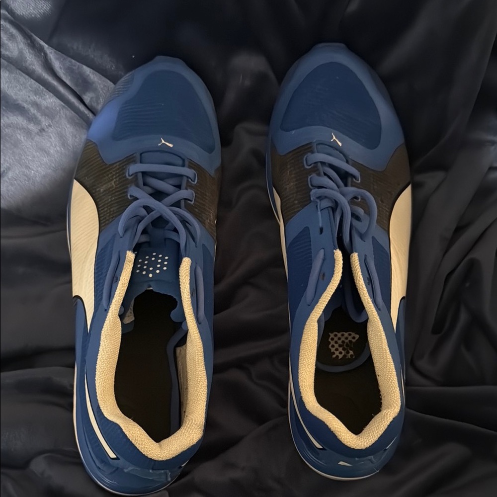 Puma Faas XLite Blue and Black Golf Shoes